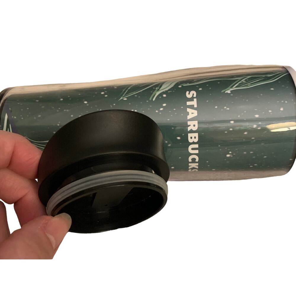 Starbucks 2020 Christmas Holiday Travel Mug Coffee Mug Tumbler Green Red 16 oz - Picture 5 of 11